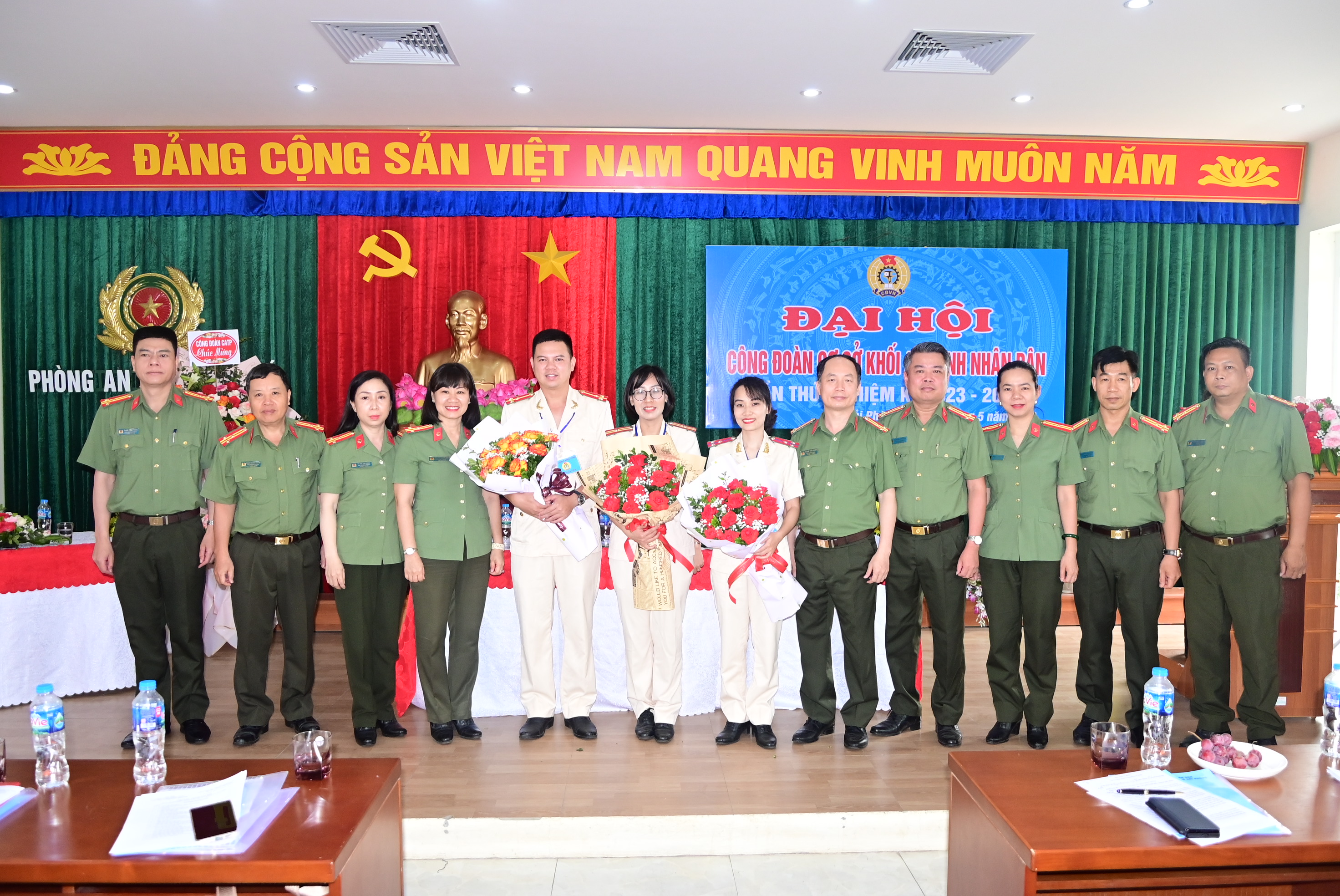 Tổ chức Đại hội Công đoàn cơ sở Khối ANND lần thứ I, nhiệm kỳ 2023-2028